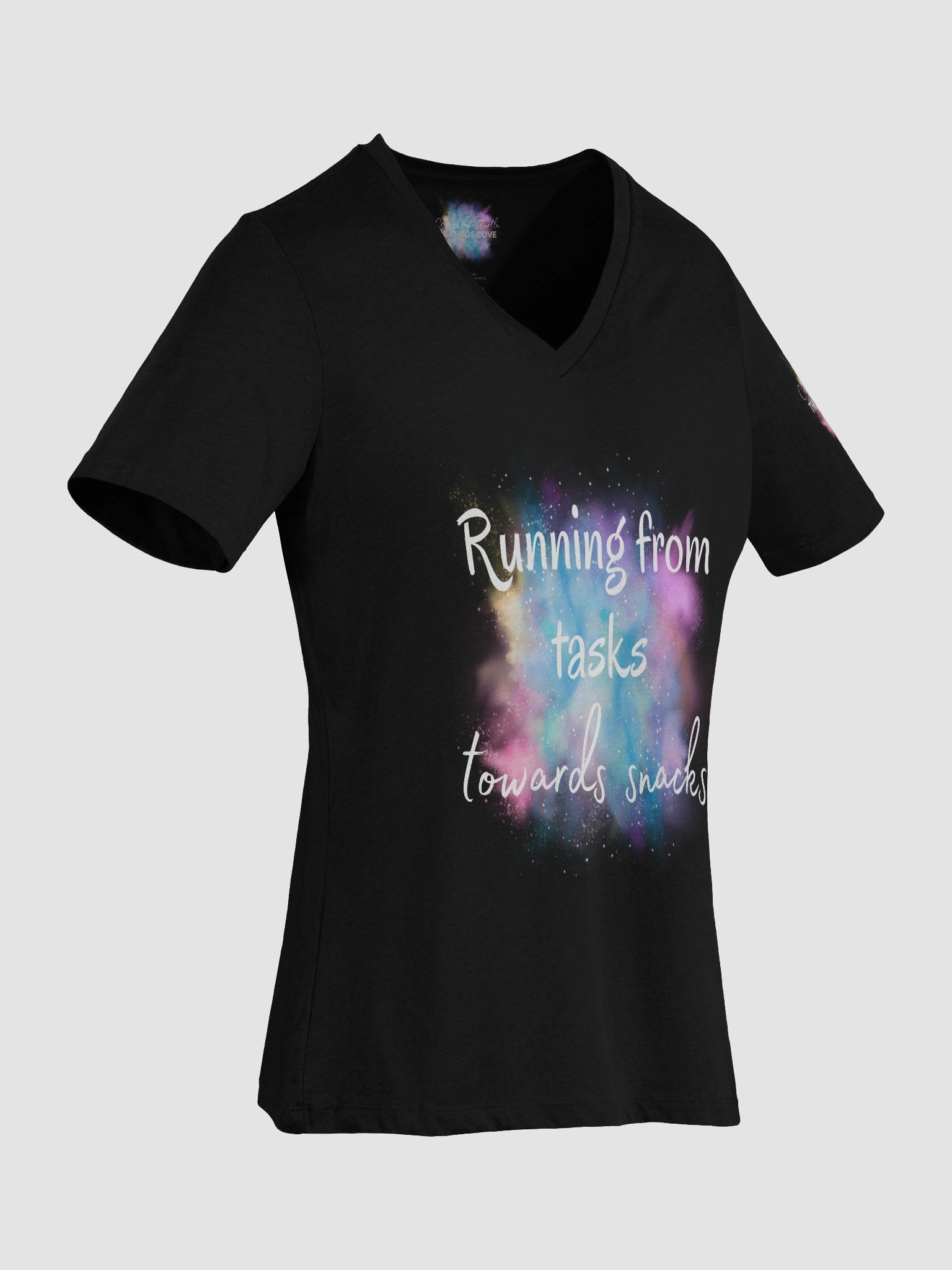 Running from tasks V-Neck Tee product image (4)