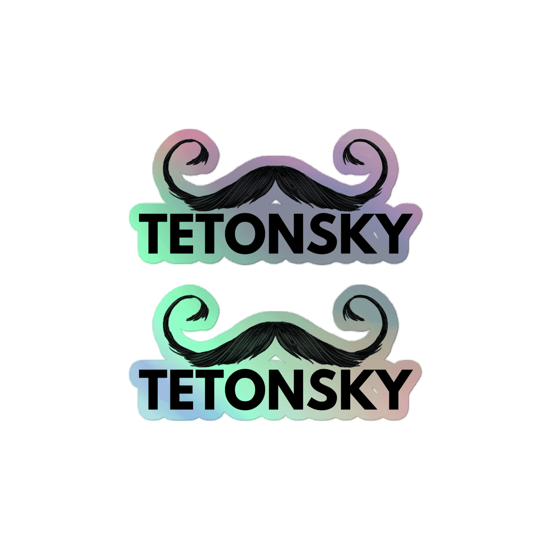 Holographic Teton Mustache product image (1)
