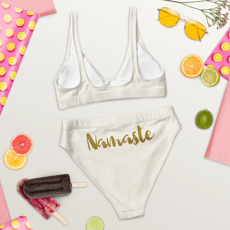 Namaste Cream and Gold High Waisted Bikini product image (27)