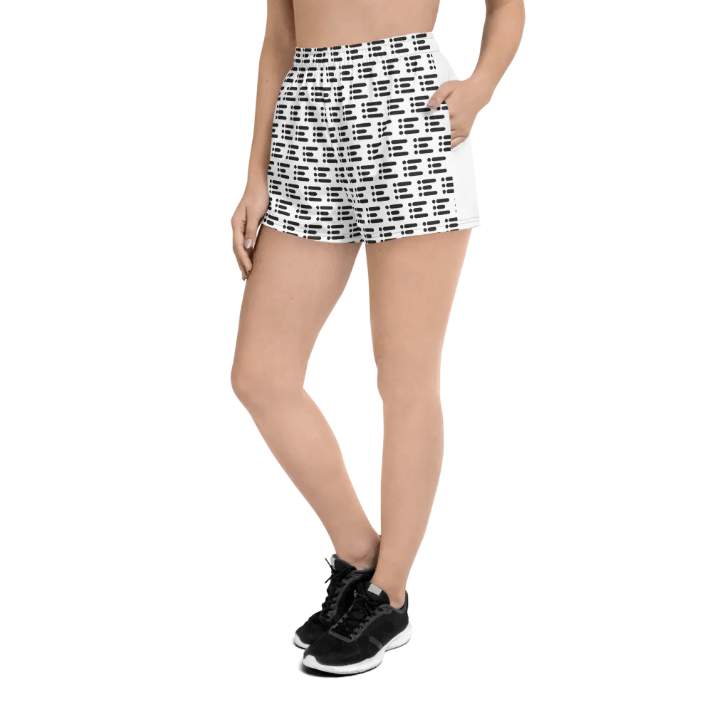 All-Over Print Women's Athletic Short Shorts w/ Pattern product image (11)
