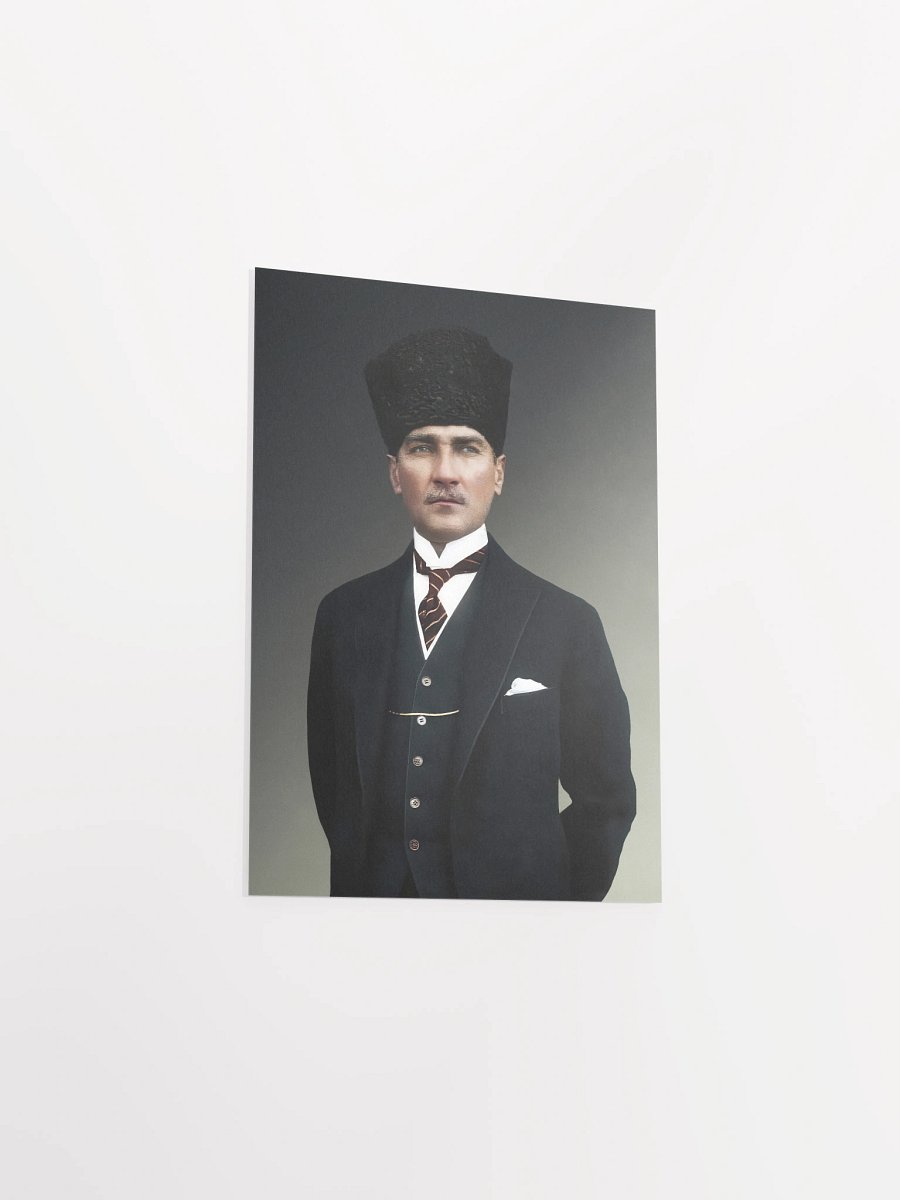 Mustafa Kemal Atatürk photo poster, 1930s — Turkish Leader wall art for office product image (9)