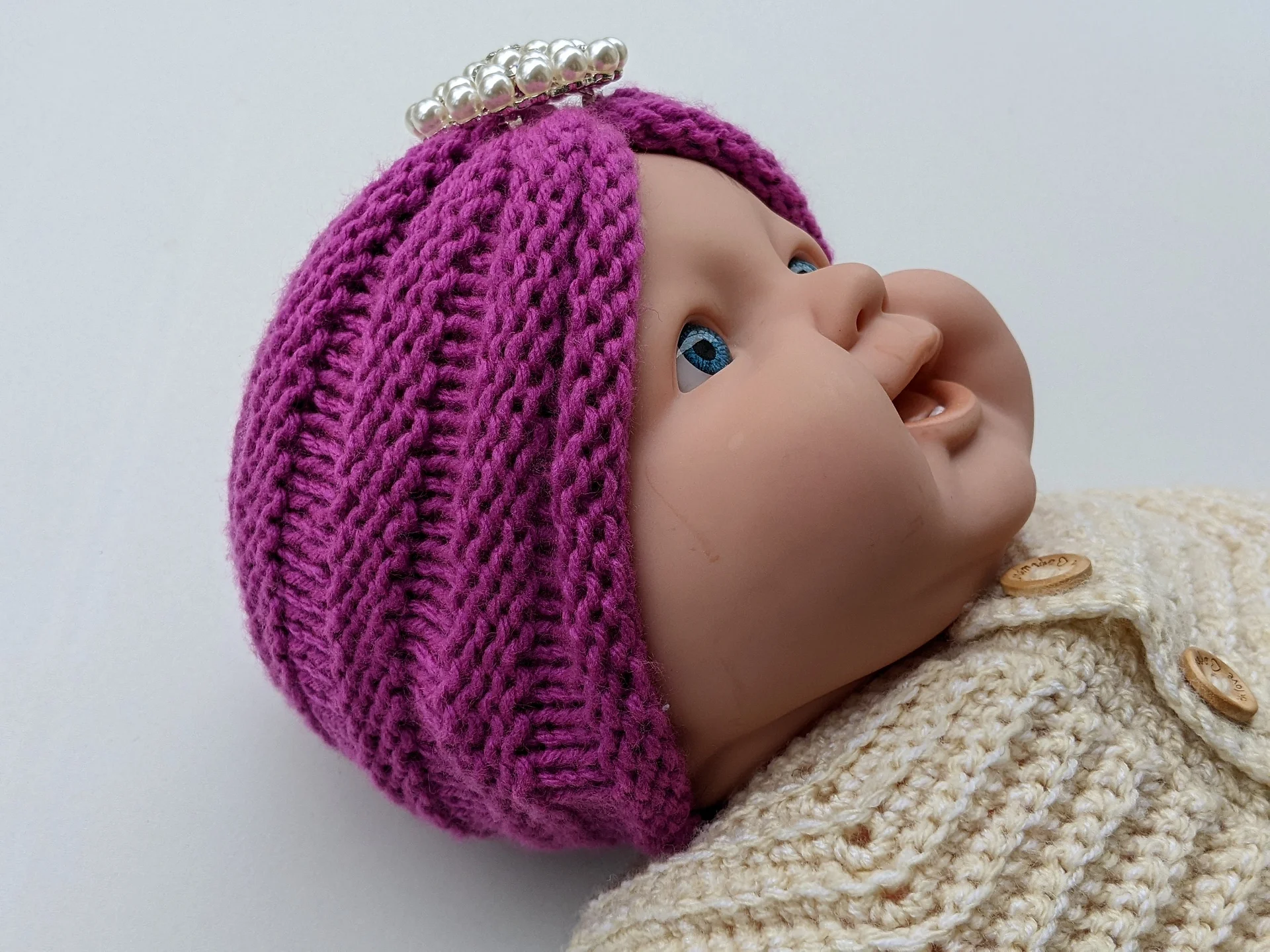 Baby Knit Turban Hat Pattern product image (8)