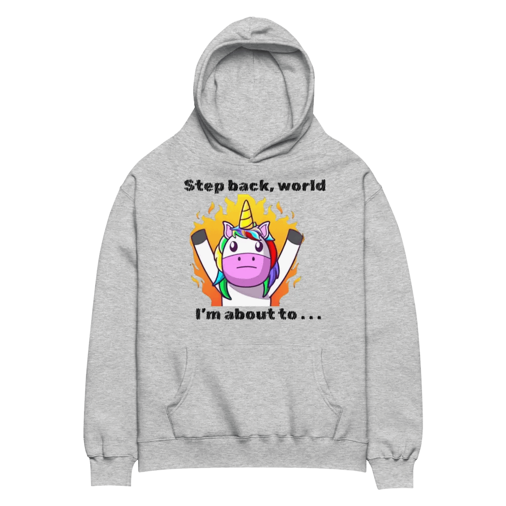 Spark Some Chaos Hoodie - Oversized Athletic Heather product image (4)