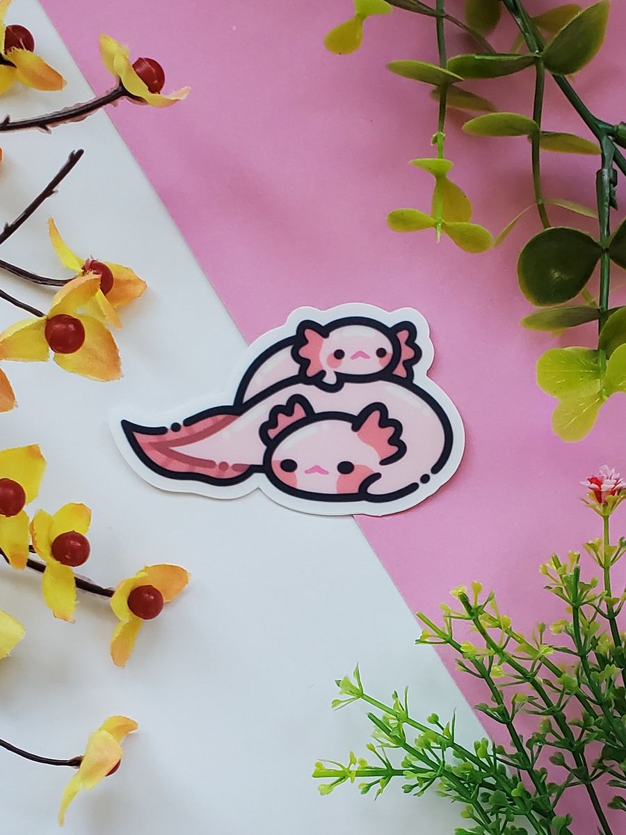 Axolotl Love Sticker product image (3)
