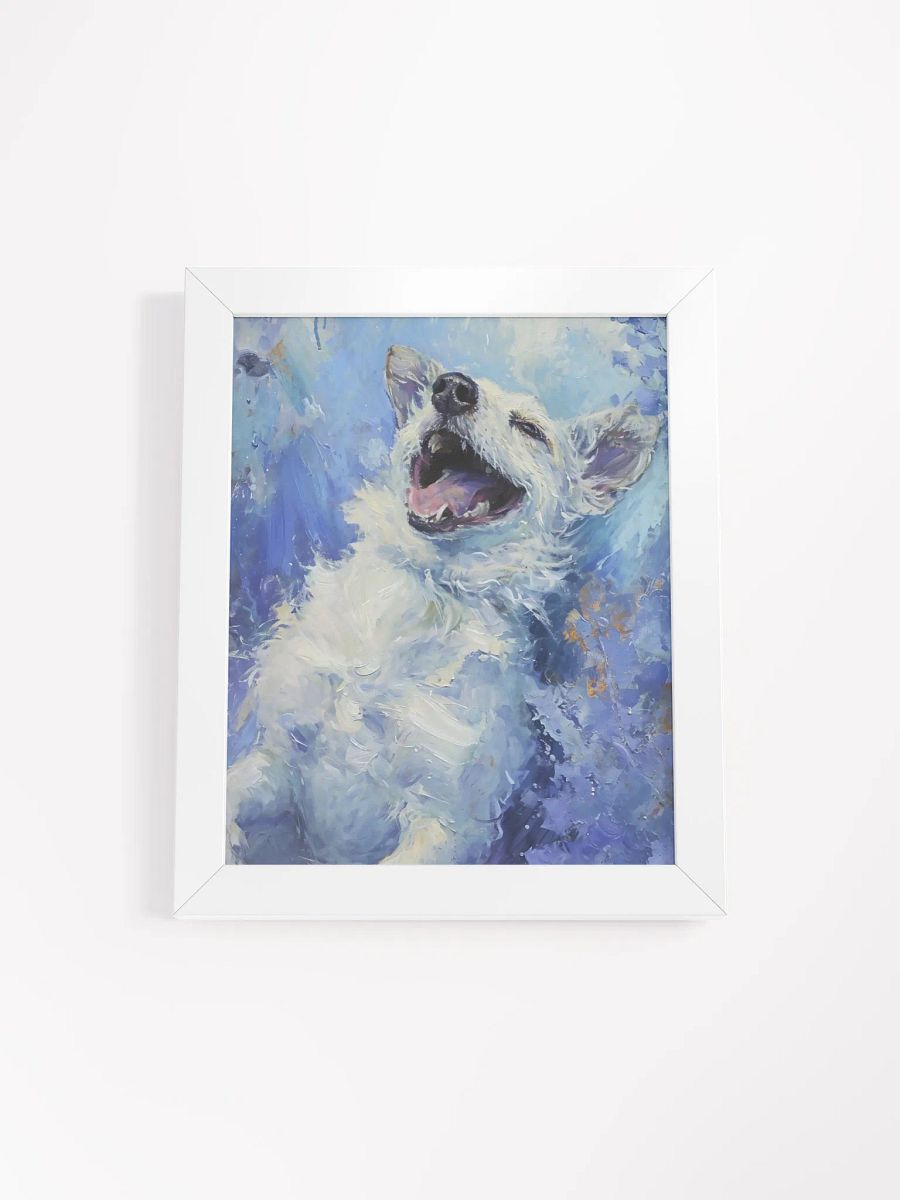 Joyful Pup Framed Matte Poster product image (1)