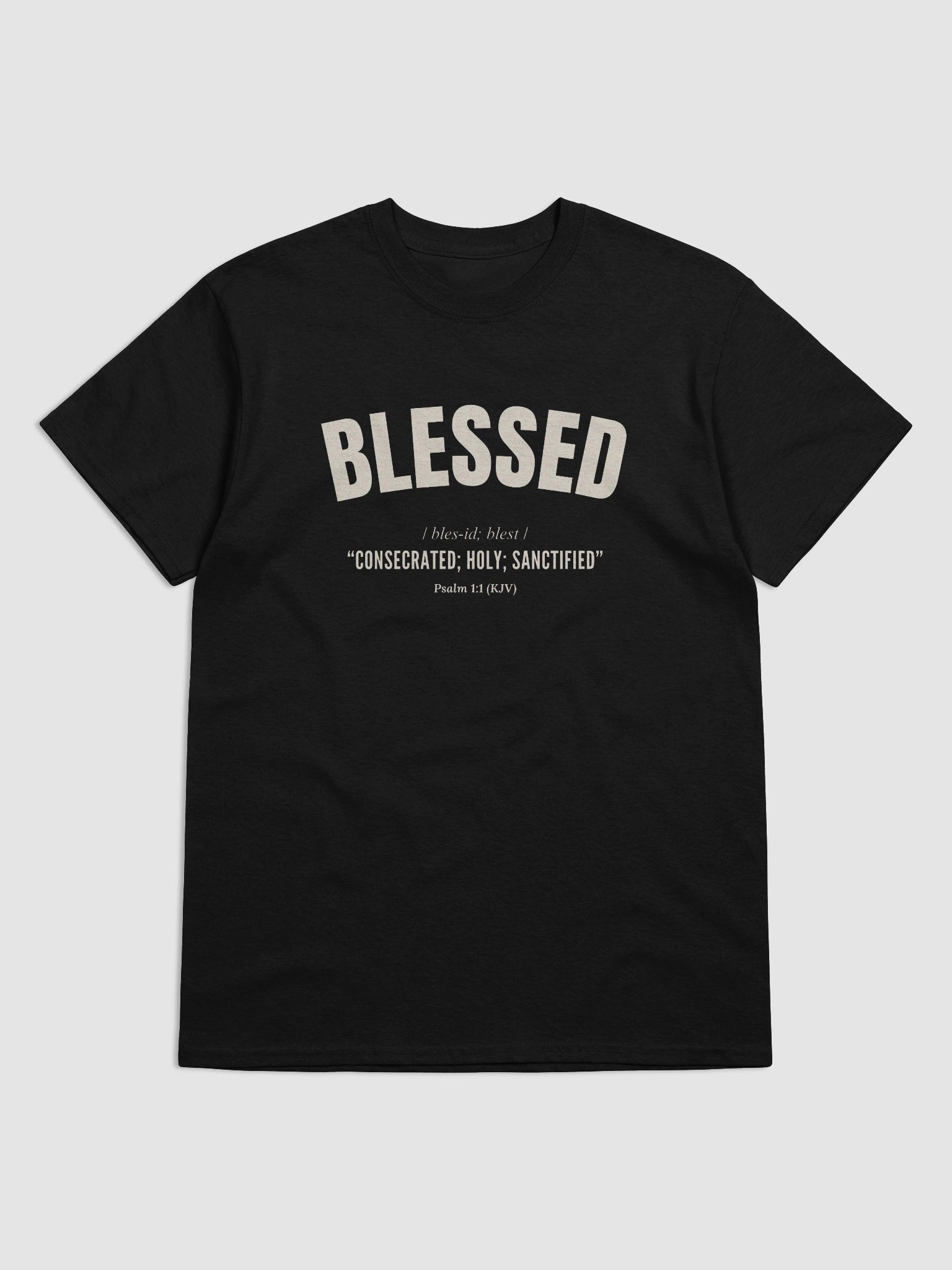 BLESSED Phonetic Representation T-Shirt product image (53)