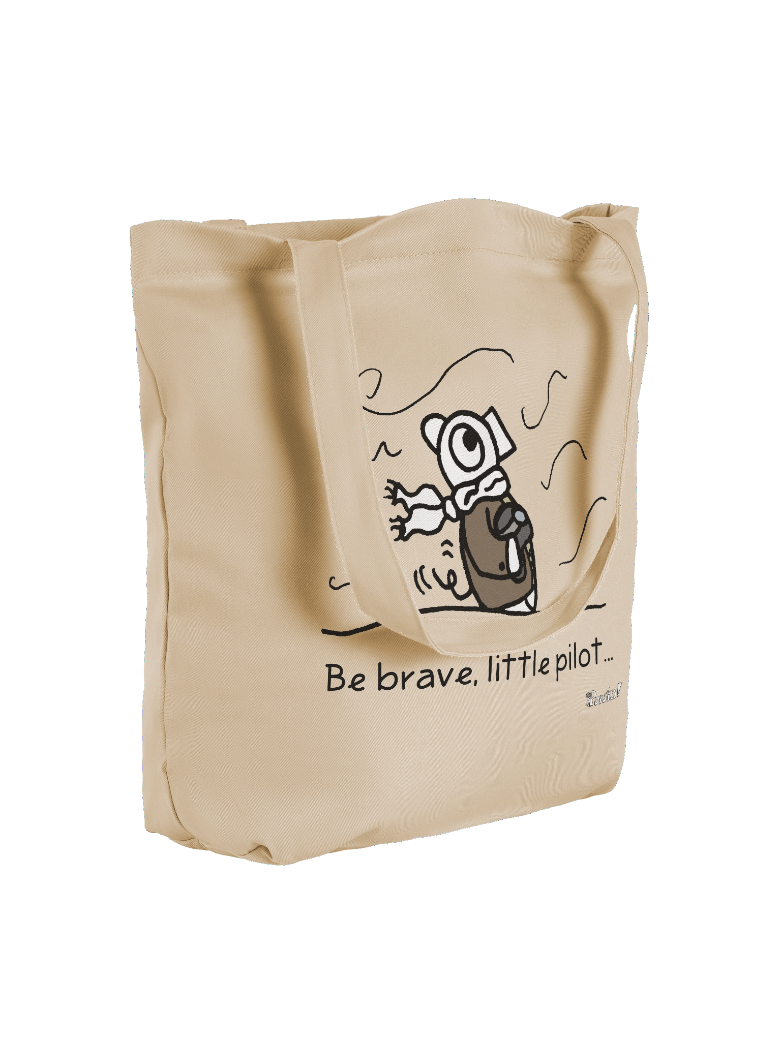 'Be brave, little pilot' Tote Bag - Pupsies! product image (4)