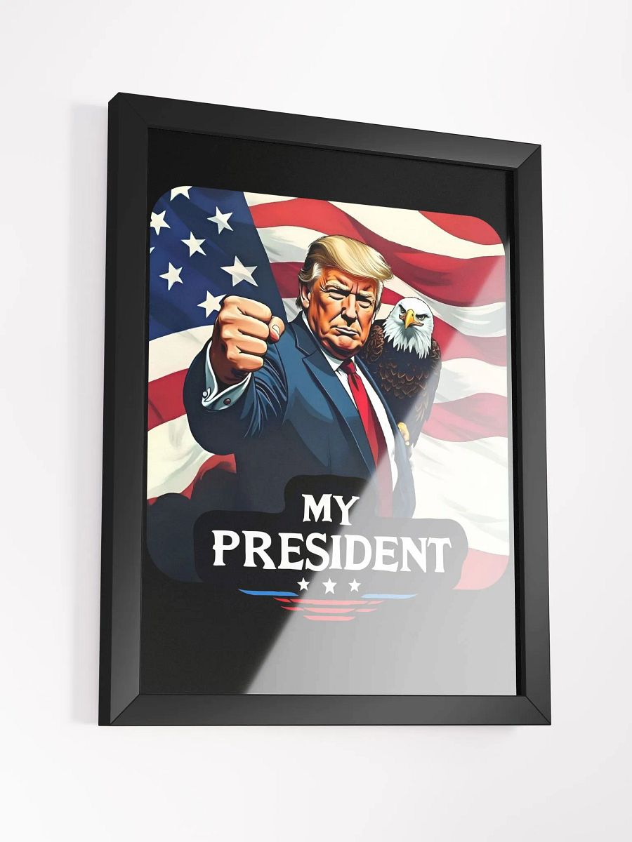 Framed Art: Trump, My President, with Eagle product image (25)