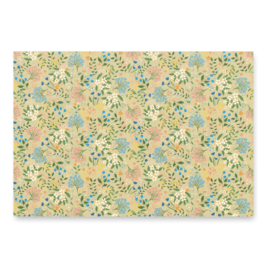 Bluebird Wrapping Paper Set 1 in Tan product image (10)