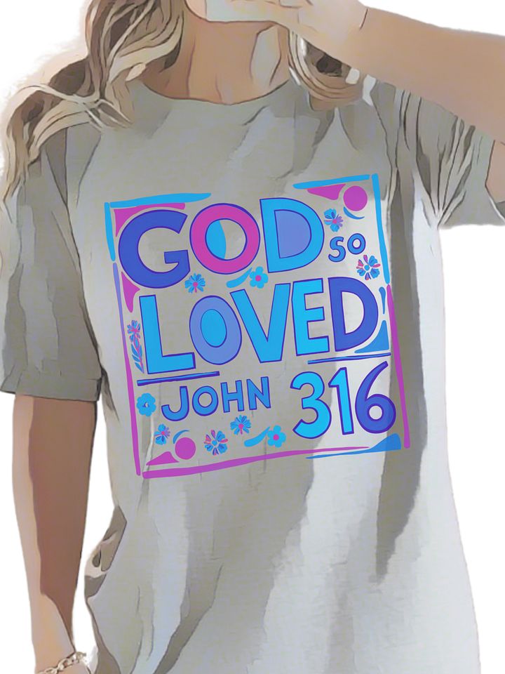 John 3:16 Easter Fauvism product image (6)