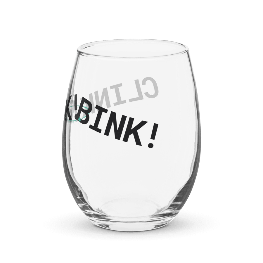 Clink! Bonk! Bink! — Wine Glass product image (3)