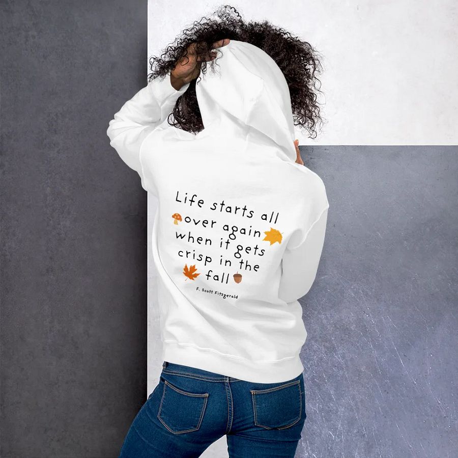 Cozy Fall Hoodie with an Inspirational Autumn Quote product image (3)