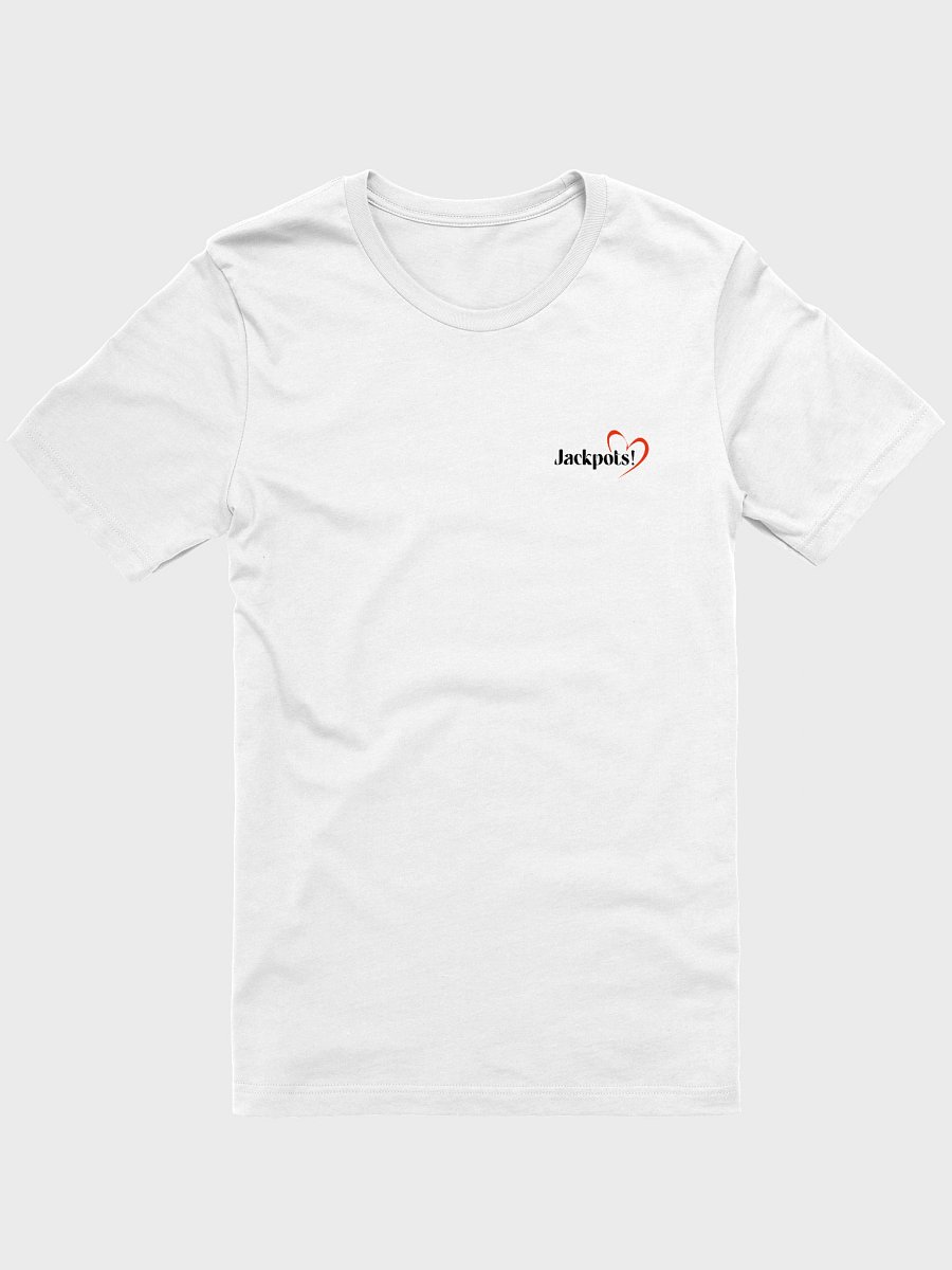 I Love Jackpots! – Chickie White Tee (❤️ Heart Edition) product image (2)