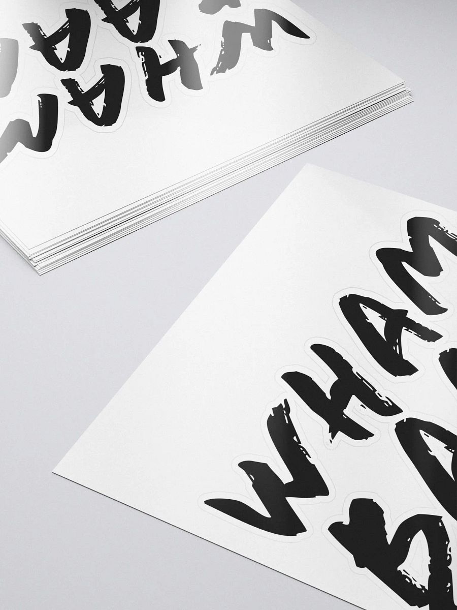 BLACK LOGO STICKER product image (5)