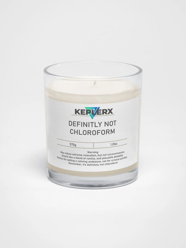 Definitely Not Chloroform Soy Wax Candle product image (1)