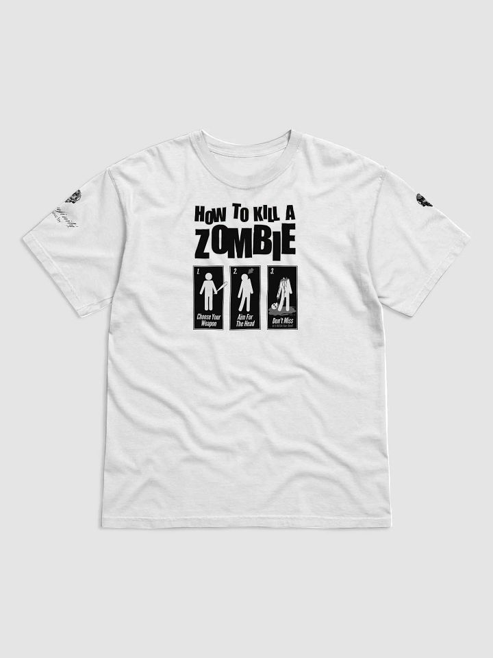 How To K!ll A Zombie Graphic Tee - Black Design product image (1)