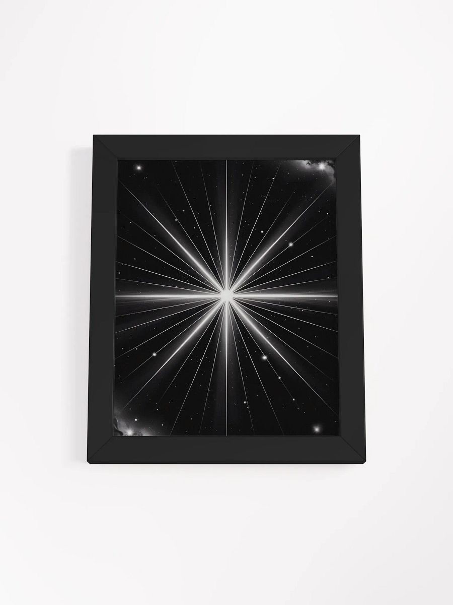 Starburst Framed Print | Abstract Celestial Wall Art product image (1)