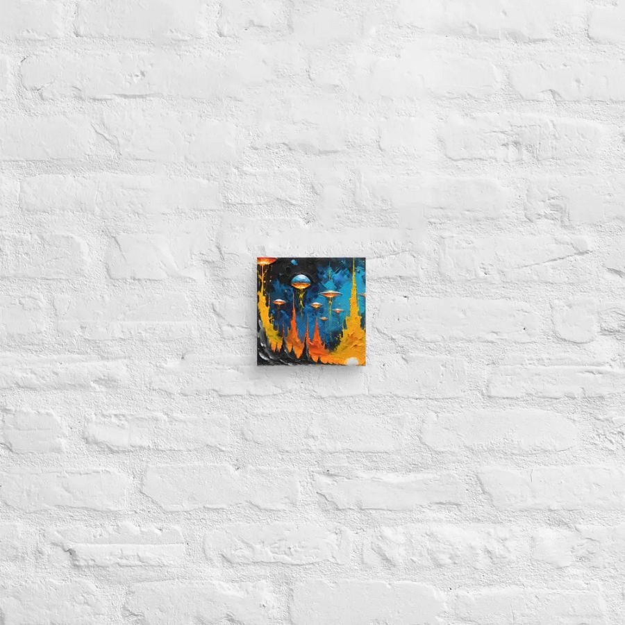 Canvas - Abstract Alien Invasion product image (2)
