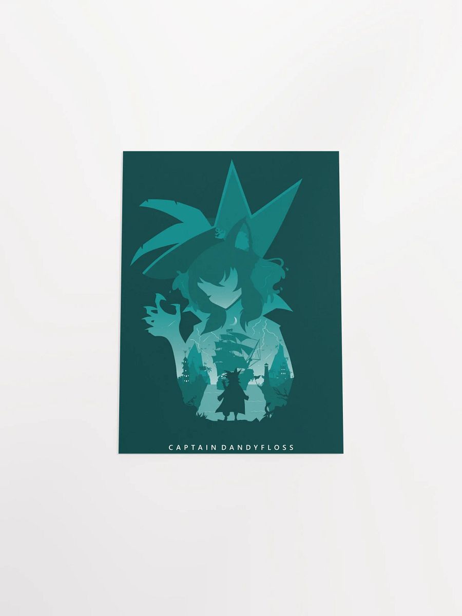 Captain Dandyfloss Silhouette Poster product image (4)