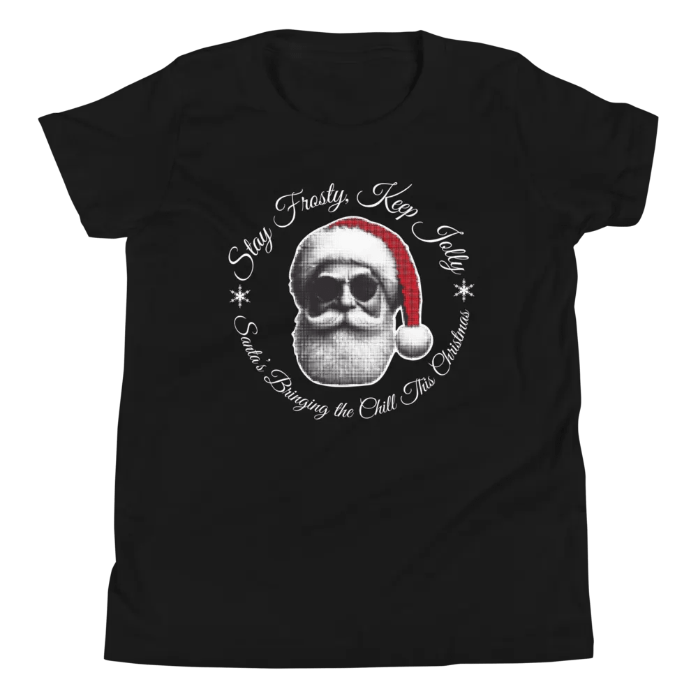 Stay Frosty, Stay Jolly Santa Youth T-Shirt product image (1)