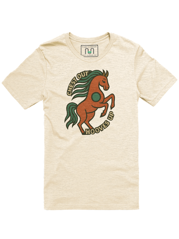 Fiery Spirit Horse – Artistic Graphic Tee by M-Art and Design product image (1)