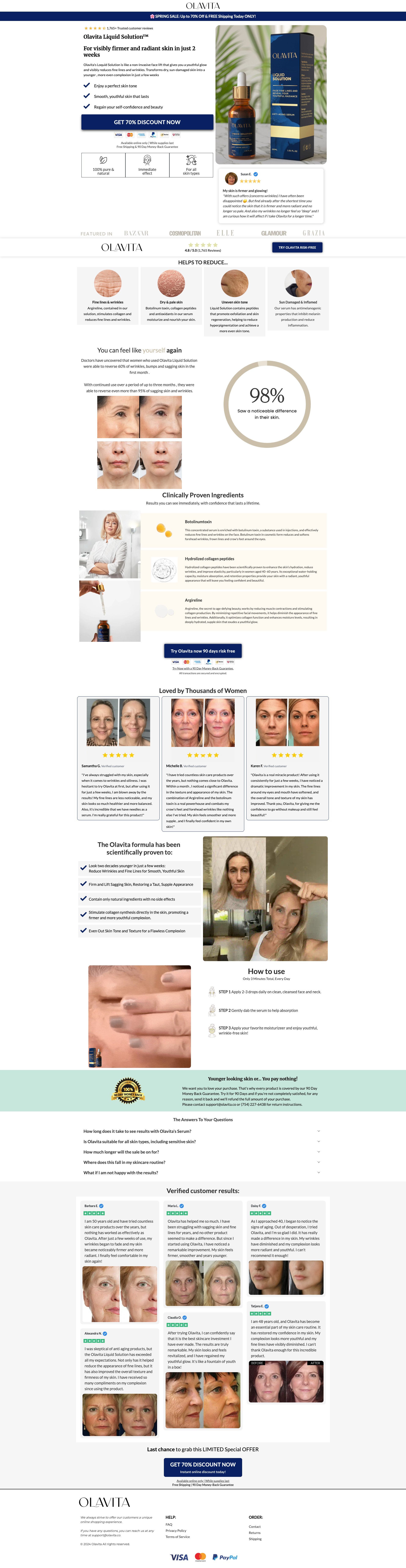 Skin Care Magazine(Olavita) Funnel | Funnelish product image (2)
