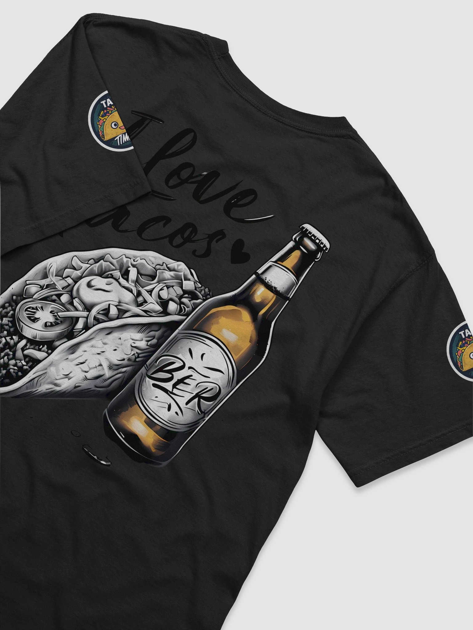 I Love Tacos & Beer | Vintage-Style Food Art product image (4)