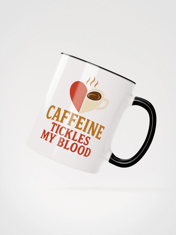Caffeine Tickles My Blood Accent Mug product image (4)