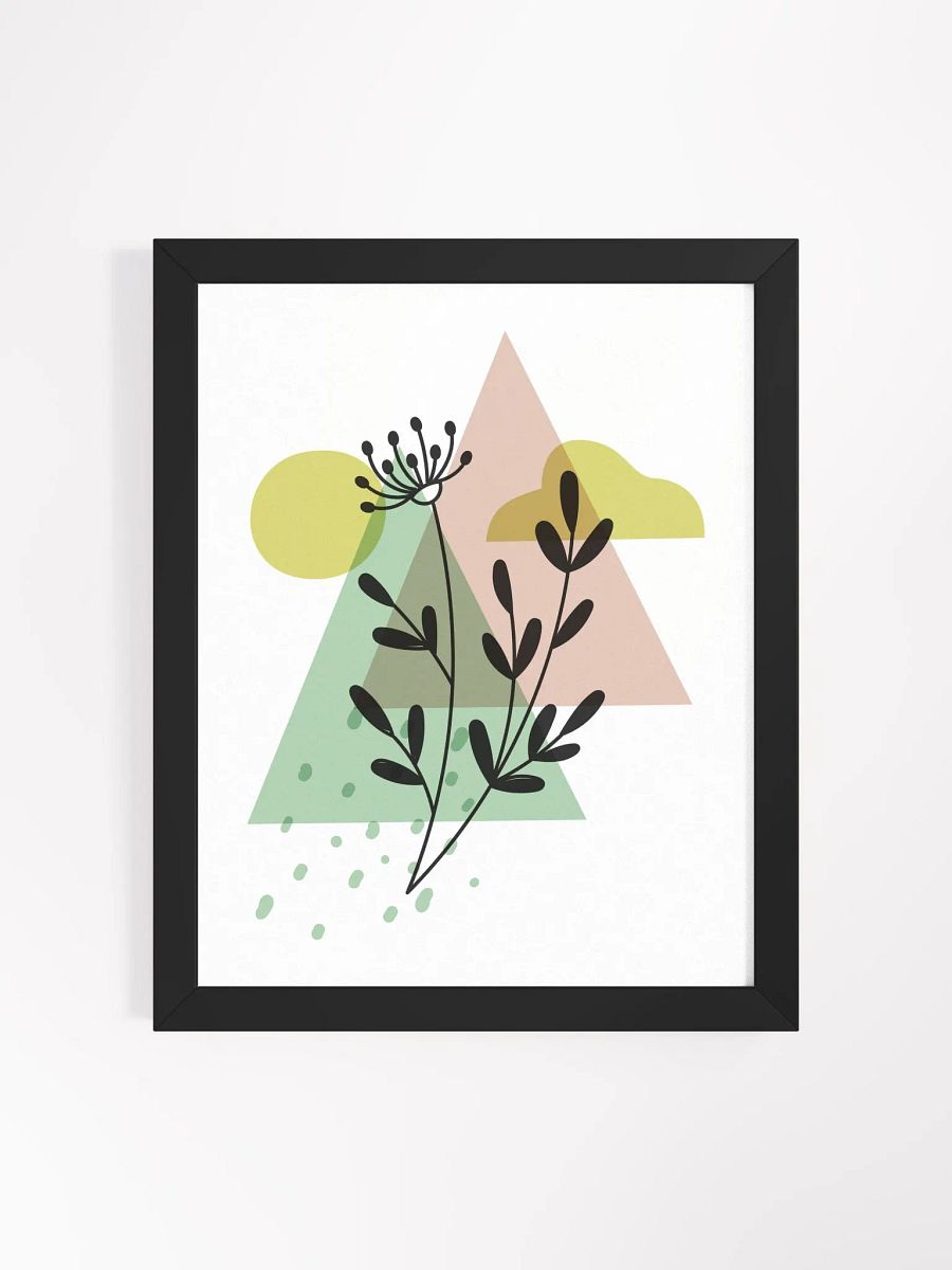 Botanical Geometry Framed Poster product image (7)