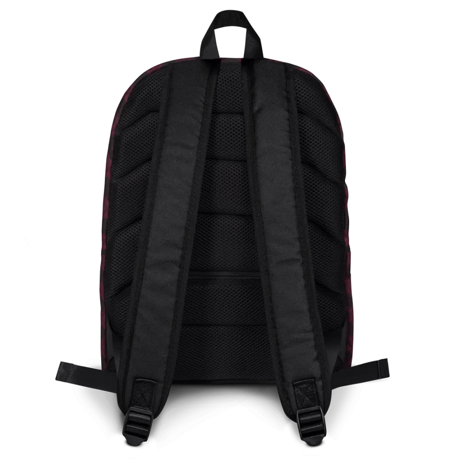 Maroon Hellebore Textile Backpack product image (8)