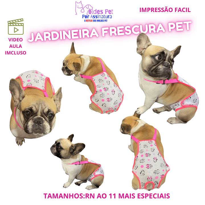 Jardineira Frescura Pet - Modelagem Pet PDF product image (1)