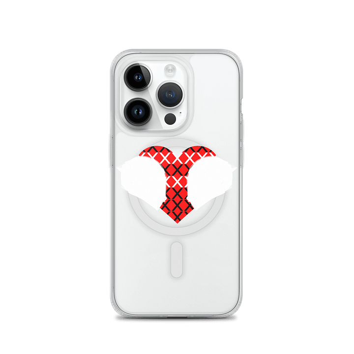 Valentine Matching Road Helmet Heart (White) Phone Case product image (2)
