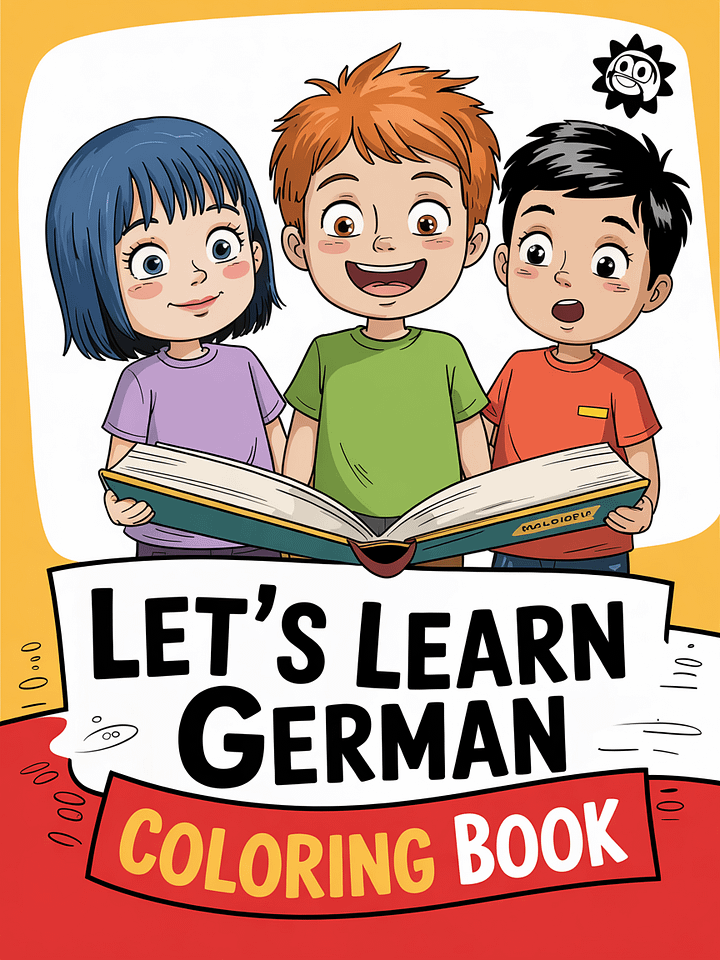 Learn German Through Coloring product image (1)