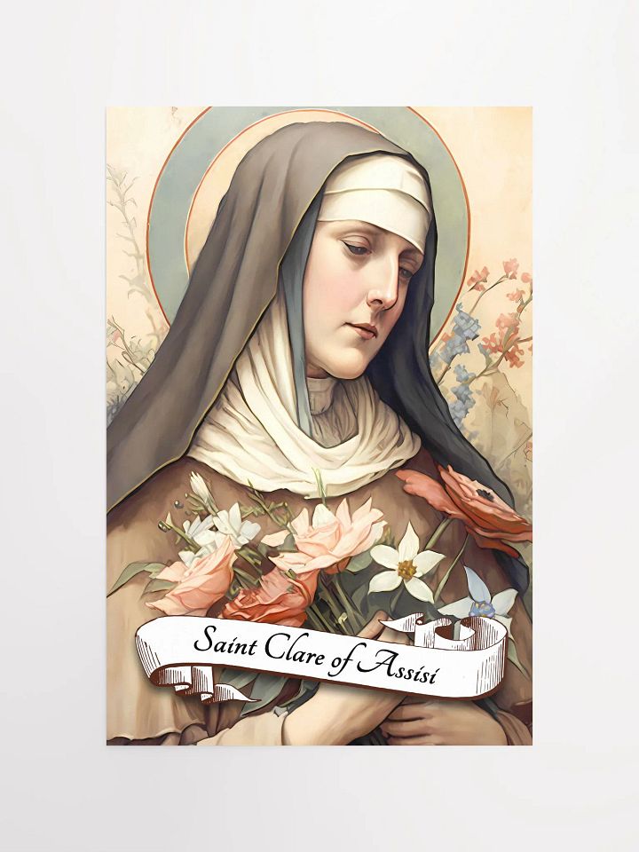 Saint Clare Of Assisi Poster product image (2)