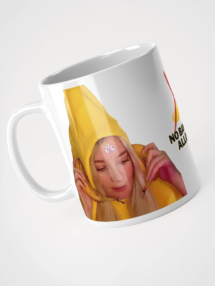 No bananas allowed white mug product image (3)