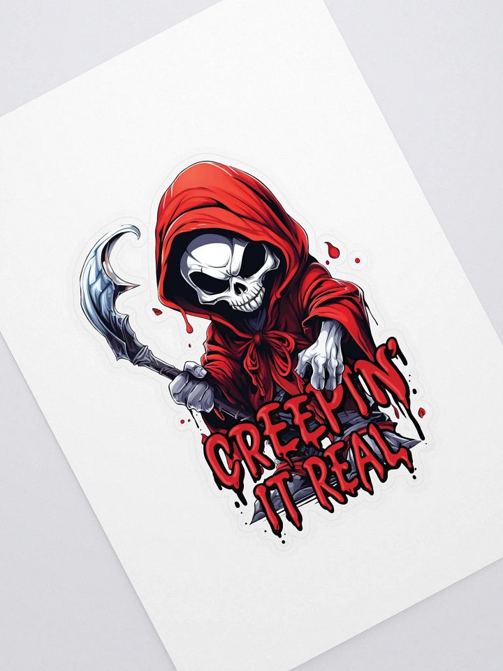 Creepin It Real Sticker product image (1)