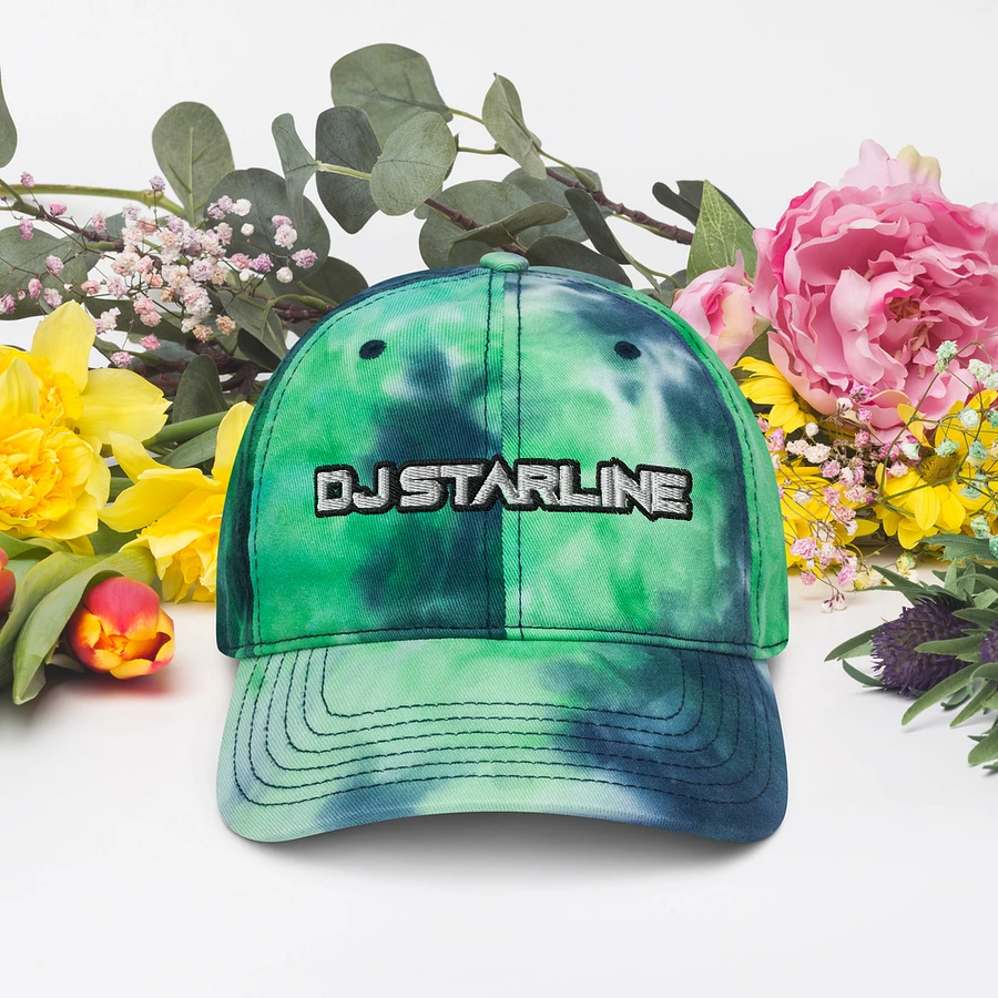 Nebula Tie-Dye Dad Hat with Starline Logo product image (13)