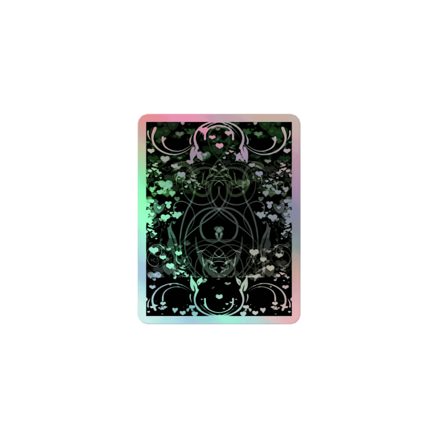 Aromantic Pride Flag Sticker (Flourish Variation) product image (1)