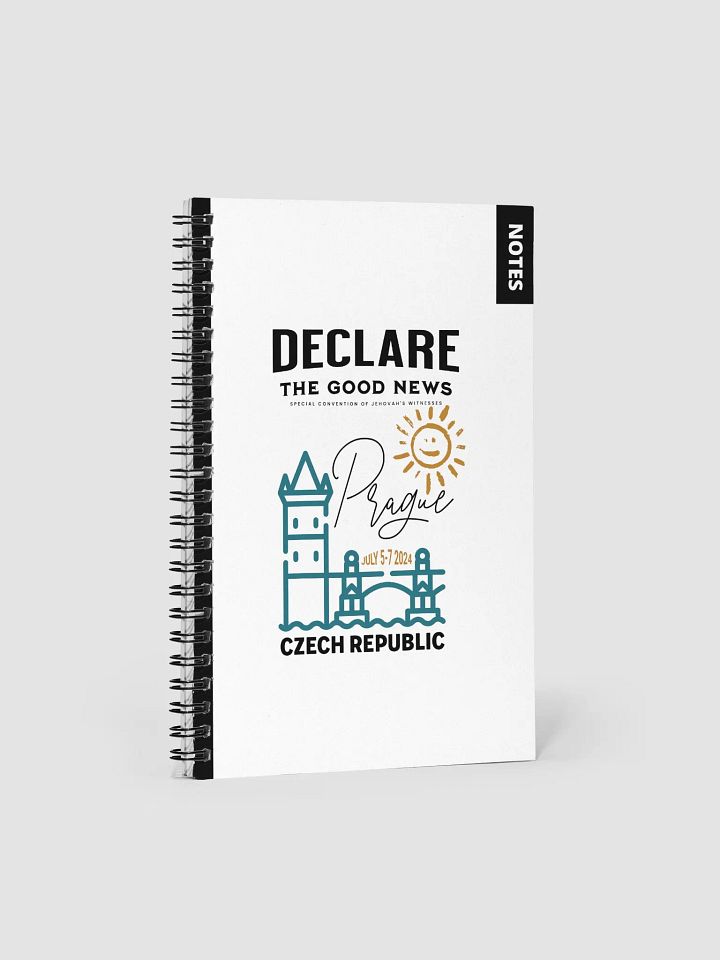 'Declare the Good News' 2024 Special Convention of Jehovah's Witnesses: Czech Republic Spiral Notebook product image (1)