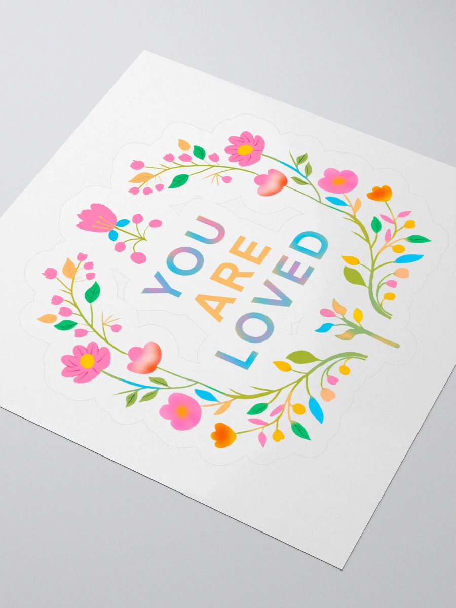 You Are Loved Floral Sticker Set product image (7)