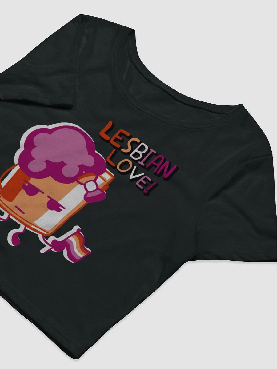 Paint Bucket Lesbian Love Crop Tee product image (5)