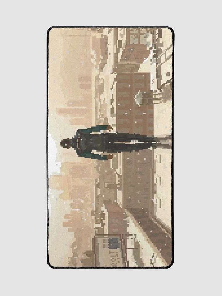 "Markus Standing Above Detroit" Desk Mat product image (2)