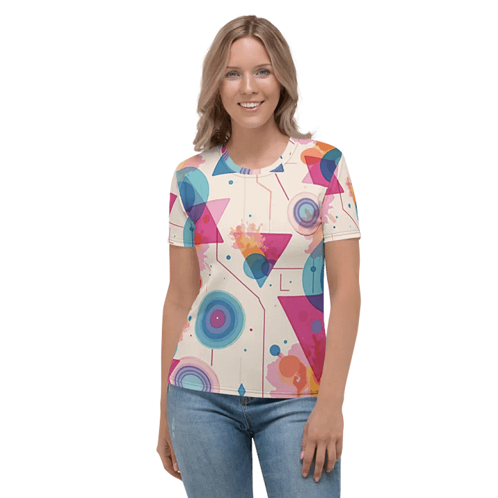 Geometric Dreams Women's Crew Neck T-Shirt product image (1)