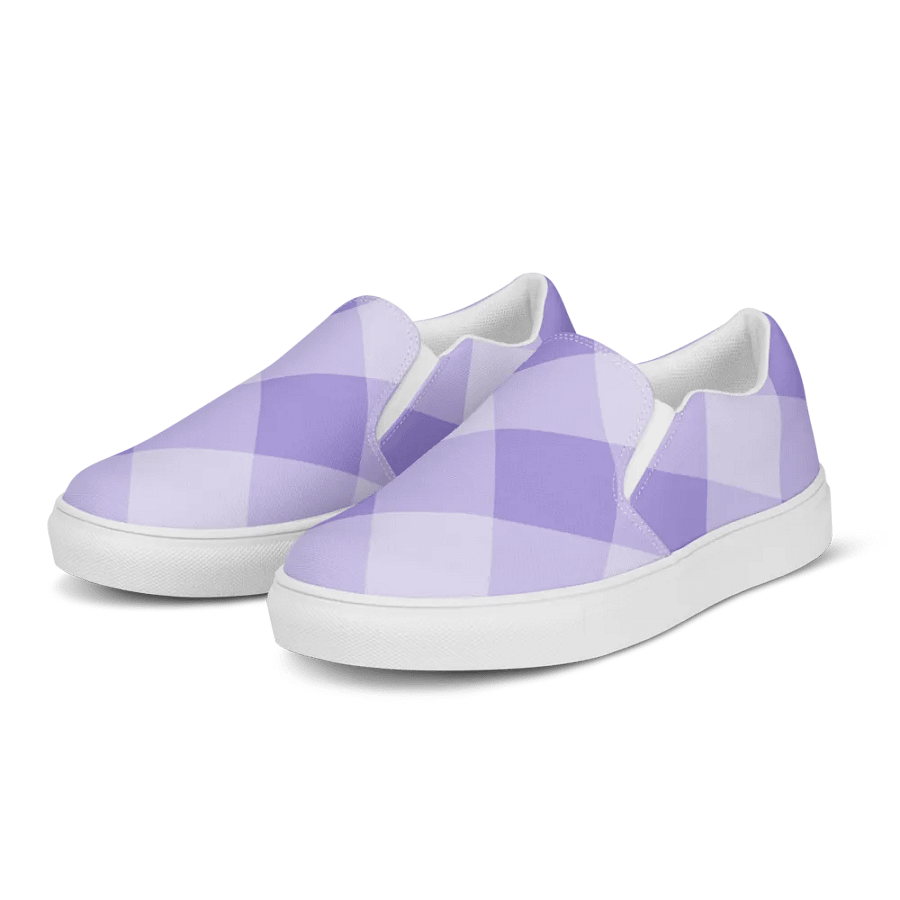 Men's Lavender Diamond Slip-Ons product image (3)