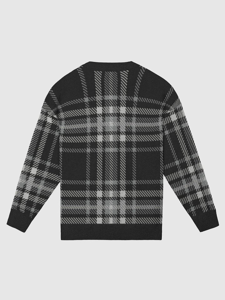 Phasing Through the Moon Plaid Comfort Crewneck Sweater product image (9)
