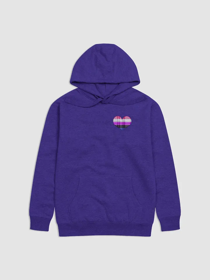 Flannel Heart Hoodie - GenderFluidPride product image (1)