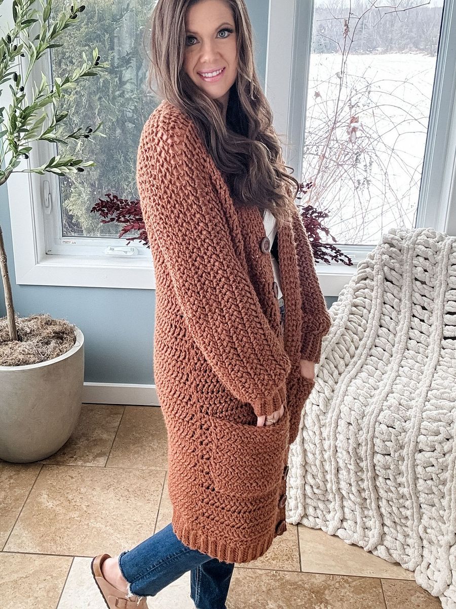 Crop Or Not Cardigan Crochet Pattern product image (4)