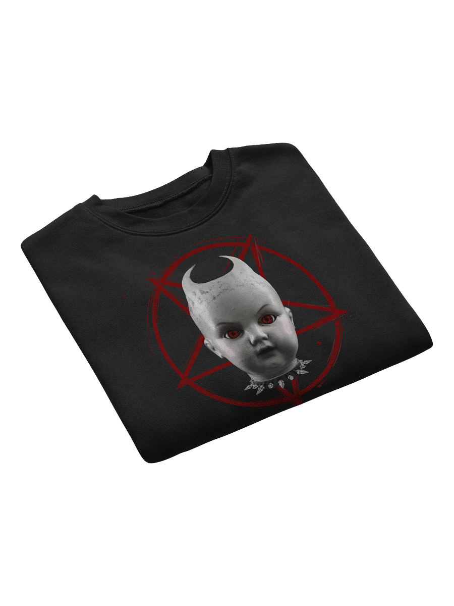 EVIL DOLL CROP SWEATSHIRT product image (7)