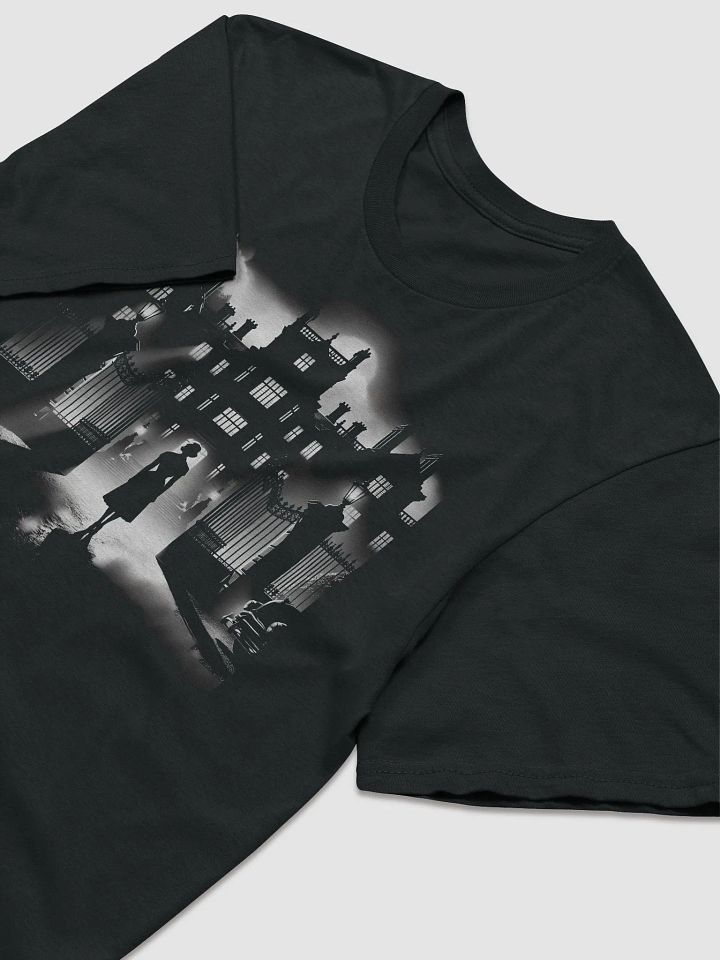 Mansion Mystery: A Noir Silhouette (Front Print Womens Tee) product image (2)