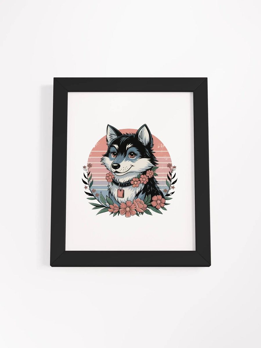 Floral Dog Collar Matte Poster product image (32)